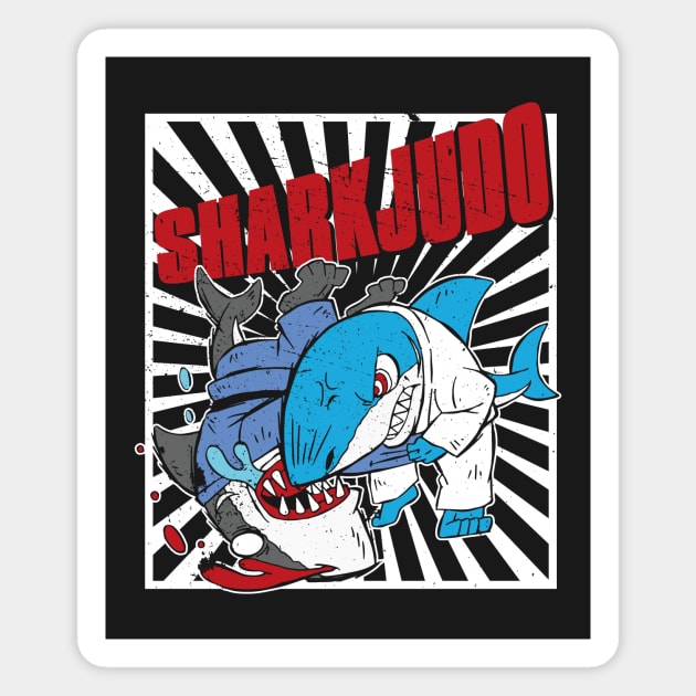 SHARKJUDO color ver. Magnet by HiROT0